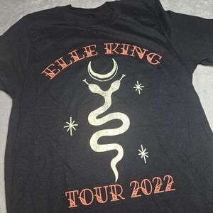 Elle King Tour 2022 Shirt Mens Small Black Concert Band Tee Country Rock Graphic